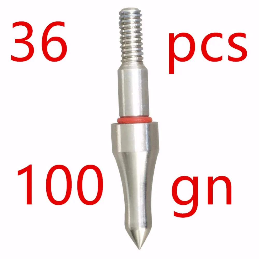 

Field Points Stainless Steel 5/16 with 36pcs competitive arrows Hunting arrow head arrows for Archery crossbow hunting