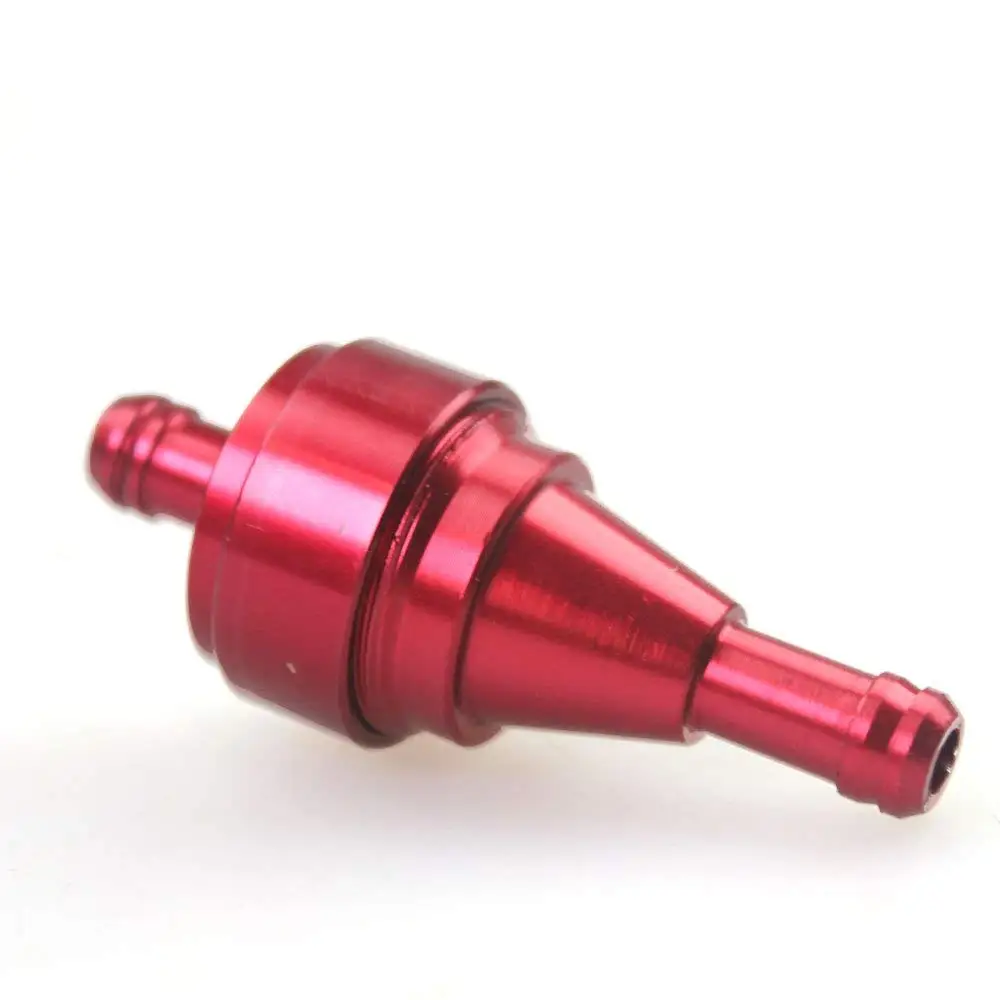 WOOSTAR Kraftstofffilter 8mm Für Motorrad & ATV - Schwarz CNC Alu