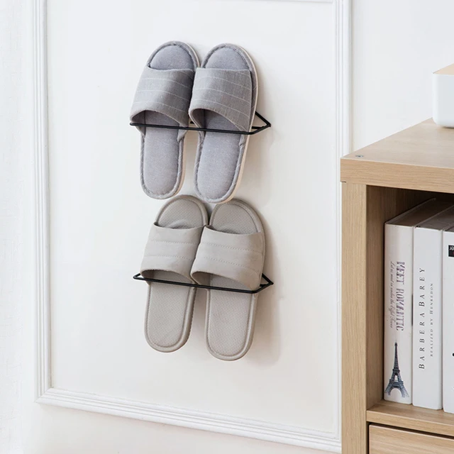 Us 2 72 49 Off New Wall Mounted Shoes Shelves Rack Storage Hanging Shoe Organizer Metal In Racks Organizers From Home Garden On Us 2 72 49 Off New Wall Mounted Shoes Shelves Rack Storage Hanging Shoe Organizer Metal In Racks Organizers From Home Garden On