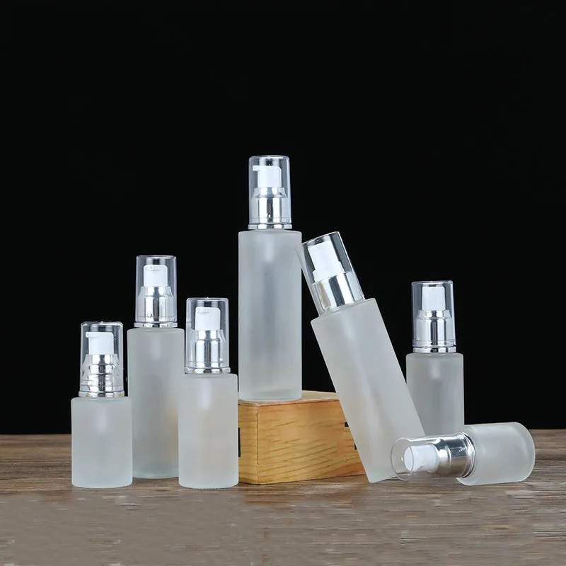 

20ml 30ml 40ml 50ml 60ml 80ml 100ml Beauty Spray Bottle Cosmetic Containers Bottle Empty Glass Refillable Bottle Emulsion Vial