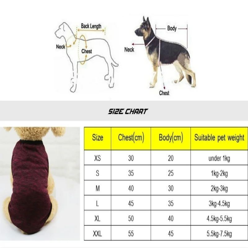 Животное маленькая собачья жилетка, одежда летние модные классические однотонные Цвет футболка для собак, новые милые футболки, верхняя дышащий жилет для домашних животных