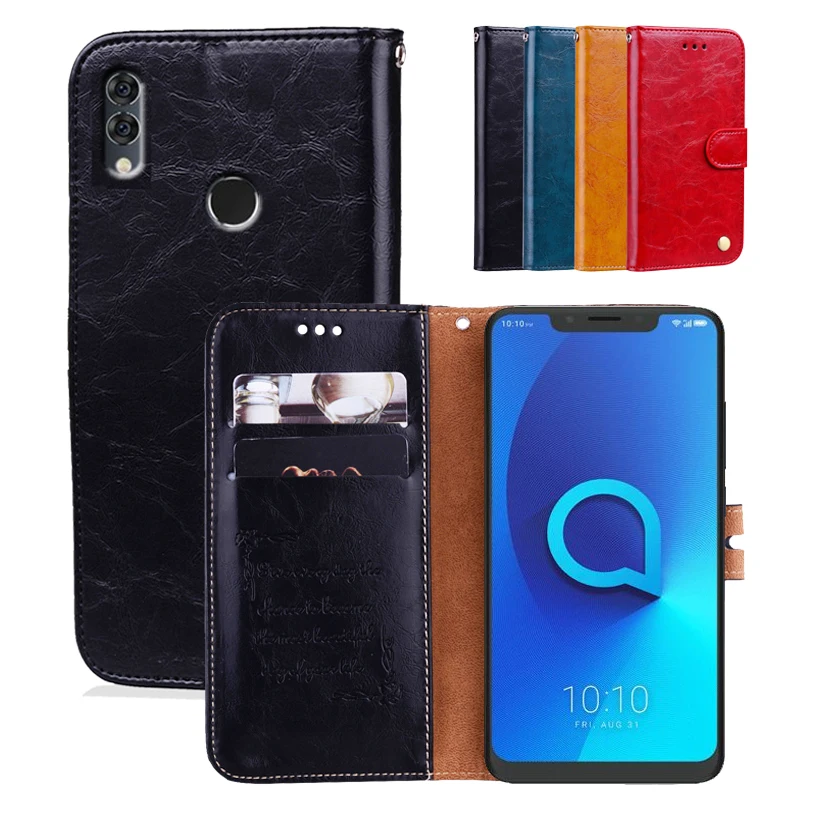 Чехол-книжка для Alcatel 5V 5060D кожаный чехол-кошелек чехол телефона чехол-книжка 6 2