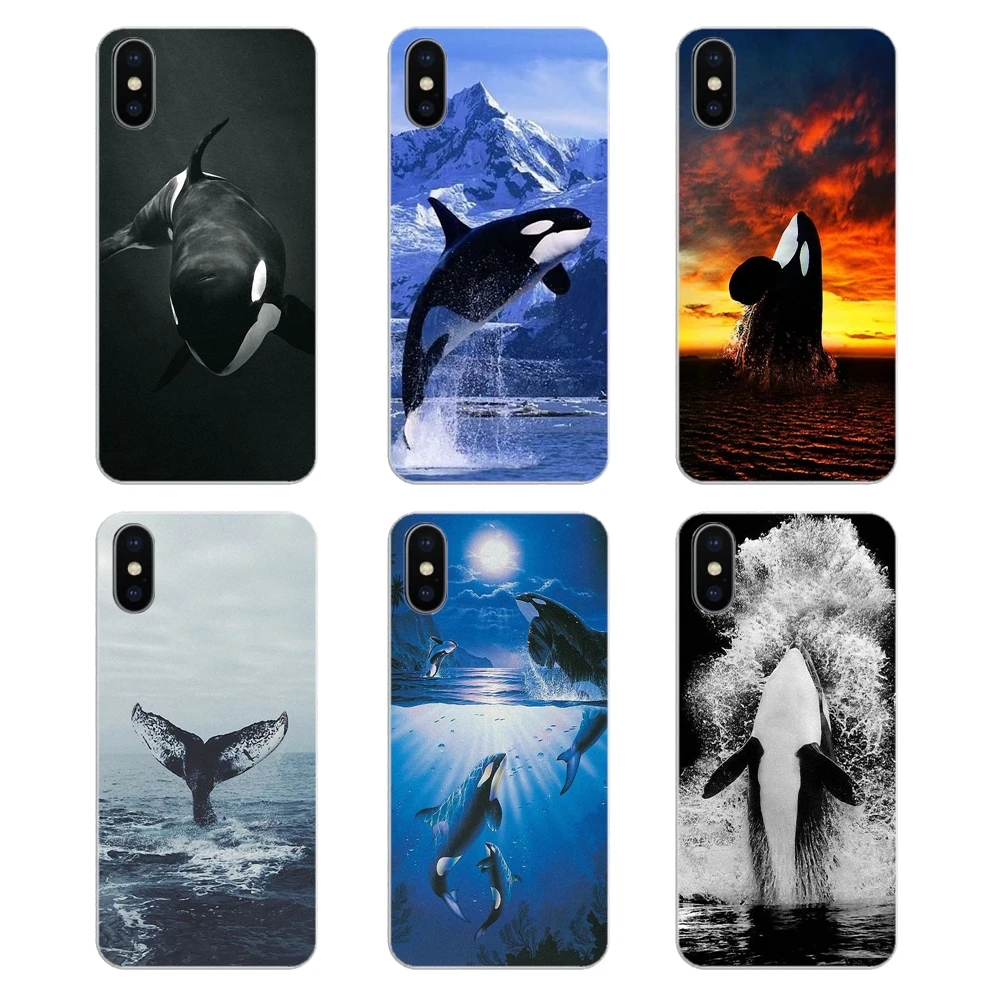 

Soft Silicone TPU Case Killer Whale Orca Random Inspiration For Huawei Honor 8 8C 8X 9 10 7A 7C Mate 10 20 Lite Pro P Smart Plus