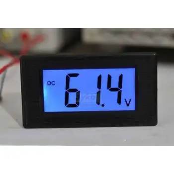 

2wire DC Voltmeter 16-70v Digital LCD Voltage meter FOR Car Battery Monitor 12V 24V 36V 48V 60v volt