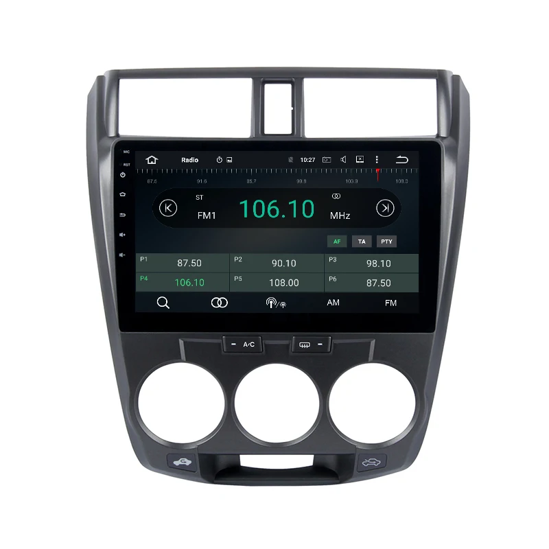 Perfect Android 8.0 Octa core PX5 car radio gps player for city 2008-2013 with 4G RAM wifi 4G USB RDS bluetooth audio stereo 3