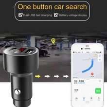 Автомобильное зарядное устройство для gps Смарт Двойной Зарядное устройство USB gps Bluetooth позиционирование зарядное устройство с светодиодный цифровой дисплей функция позиционирования приложения