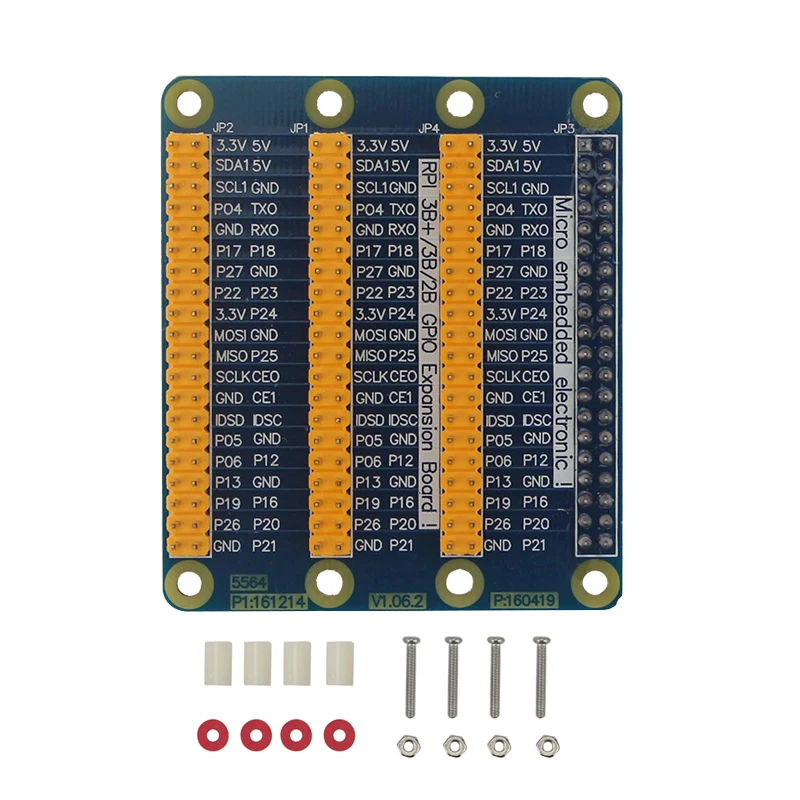 Плата-удлинитель Raspberry Pi 4 Model B адаптер 3x40 Pin GPIO с 1 на 3 модуля для Orange 4B/3B +/3B |
