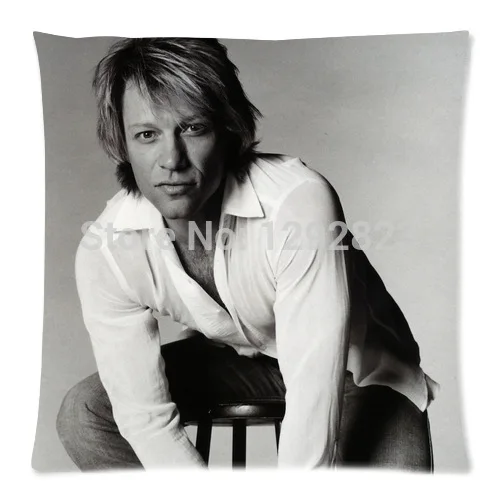 Новый заказной Наволочка Чехол Bon Jovi на молнии чехол для подушки наволочка 18x18