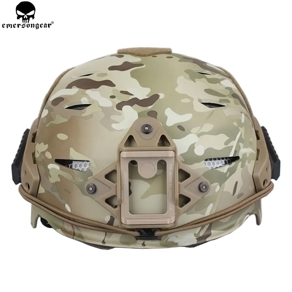 EMERSONGEAR EXF BUMP Helmet with Goggle Glasses Protective Tactical Military Airsoft Paintball Helmet Multicam EM8981