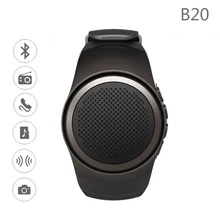 Bluetooth Smart Watch B20 Hands-free Call with Self-timer Anti-Lost Alarm TF Card FM Radio Music Sport Mini Bluetooth Speaker