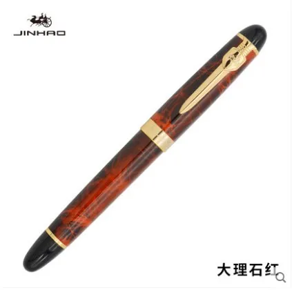 JINHAO X450A металлическая авторучка роскошный 0,5 мм чернильные ручки для каллиграфии для письма школы и офиса принадлежности Caneta - Цвет: A