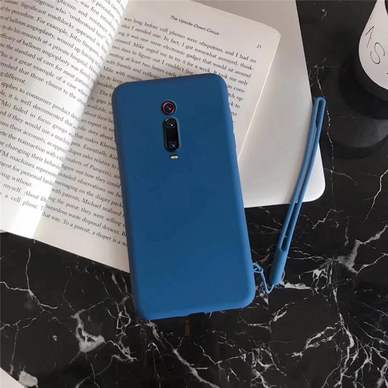 Жидкий силиконовый чехол для телефона s для xiaomi mi 9T PRO mi 9t мягкий чехол-накладка для xiaomi redmi k20 pro fundas coque - Цвет: navy