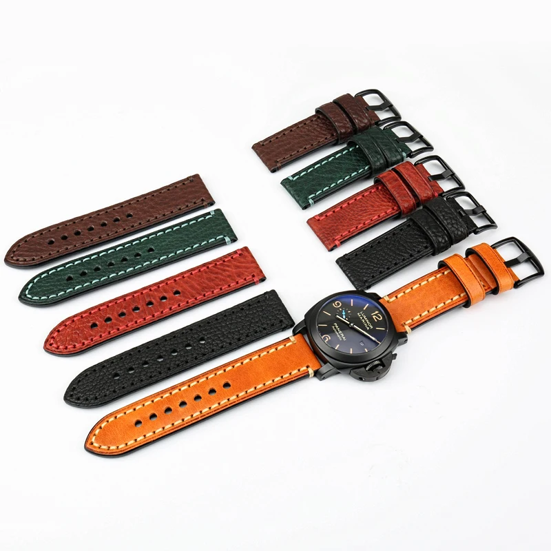 Ремешок для часов MAIKES 20 22 24 26 мм аксессуары FOSSIL LUMINOX HAMILTON ремешок из натуральной