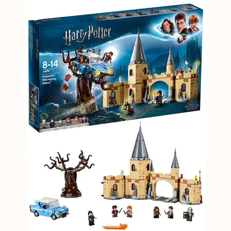 

Movie Harri Potter Hogwarts 16054 Compatible With Legoing Model Building Kits Castle Hall Blocks Bricks Christmas Toys Gifts