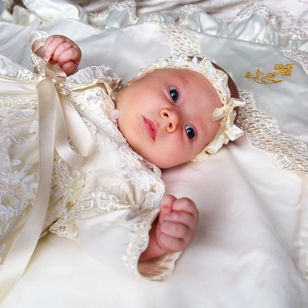 Шляпа для маленьких девочек; платье на крестины с длинными рукавами; ТРАПЕЦИЕВИДНОЕ платье в пол; кружевное платье для дня рождения; платье для крещения; GownsVestido Infantil Menina