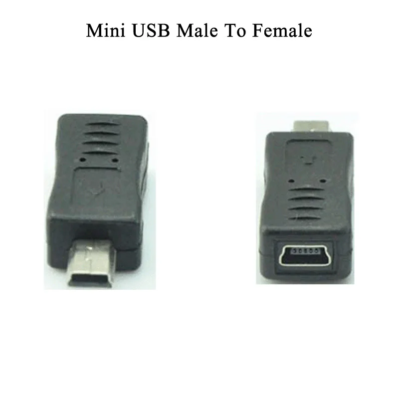 5 шт. Micro USB мужчина к мини-usb 5-контактный штекер Адаптер смены конвертер адаптер - Цвет: Mini F To M