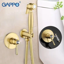Gappo Crystal Bathroom bidet faucet muslim bidet shower toilet sprayer restroom mixer tap toilet washer tap mixer GA7297/7297-4