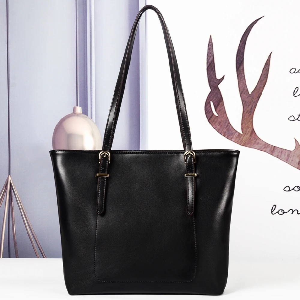 

ZKW 2019 New 100% Genuine leather Single shoulder Bags High Quality Woman Leisure Casual Totel Handbag