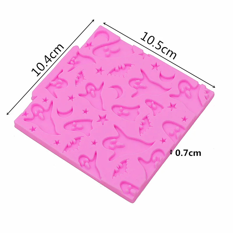 Halloween Ghost Cream Cake Silicone Mold Handmade Chocolate Craft Mold Cake Dessert Decorative Mold DIY Cake Bakery Tools