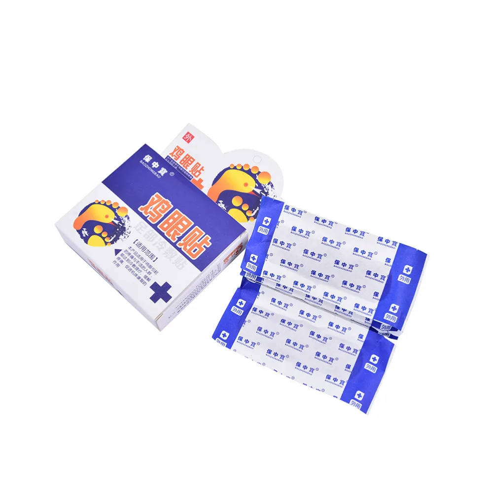 6pcs/box Painless Feet Care Foot Medical Massager Corn Remover Warts Thorn Plaster Patch Feet Callus Removal Soften Skin Cutin