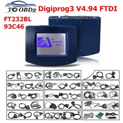 Оригинальный Digiprog3 полный комплект DIGIPROG 3 V4.94 одометр программист DigiprogIII точный Пробег инструмент для многих автомобилей с вилкой ЕС