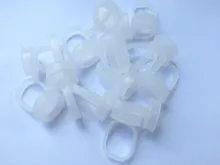 100pcs Disposable Tattoo Ink Holder Rings Eyebrow Makeup Tattoo Pigments & Ink Holder Tools Tattoo Machine Accessories