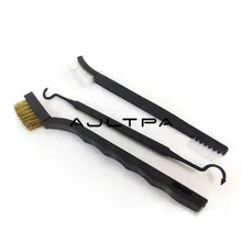 100 Декодер каналов кабельного телевидения 3 шт./компл. Многофункциональный нейлоновые двойные класса металлический карабин пластиковые щетки для чистки автомобильных Краски/Ржавчина/щетка для грязи H4317