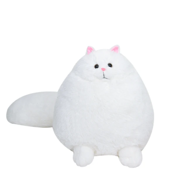Fun Plush Tricolor Fluffy Cats Persian Cat Toys Pembroke Pillow Soft