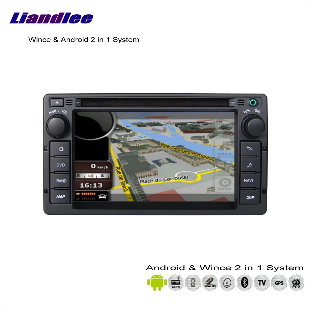 

Liandlee For Ford Crown Victoria 2008~2011 Car Radio BT CD DVD Player GPS Navigation Advanced Wince & Android 2 in 1 S160 System