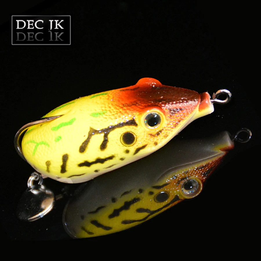 5.5cm Fishing Lur Fake Bait Trolls Soft Floating Frog Lure Topwater Artificial Baits China For Pike Swimbait With Hooks Lures (5)