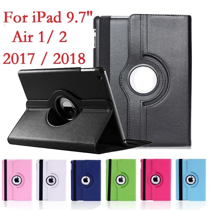 

360 Rotating Coque for iPad Air 1 Air 2 iPad 2017 2018 9.7 5th 6th Generation Cover for iPad 2018 Case Smart Auto Sleep Wake-up