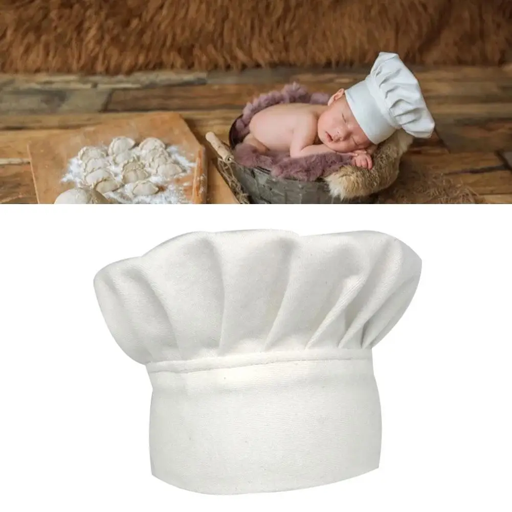New Funny Newborn Infant Little Chef Hat Cook Costume Baby Photo