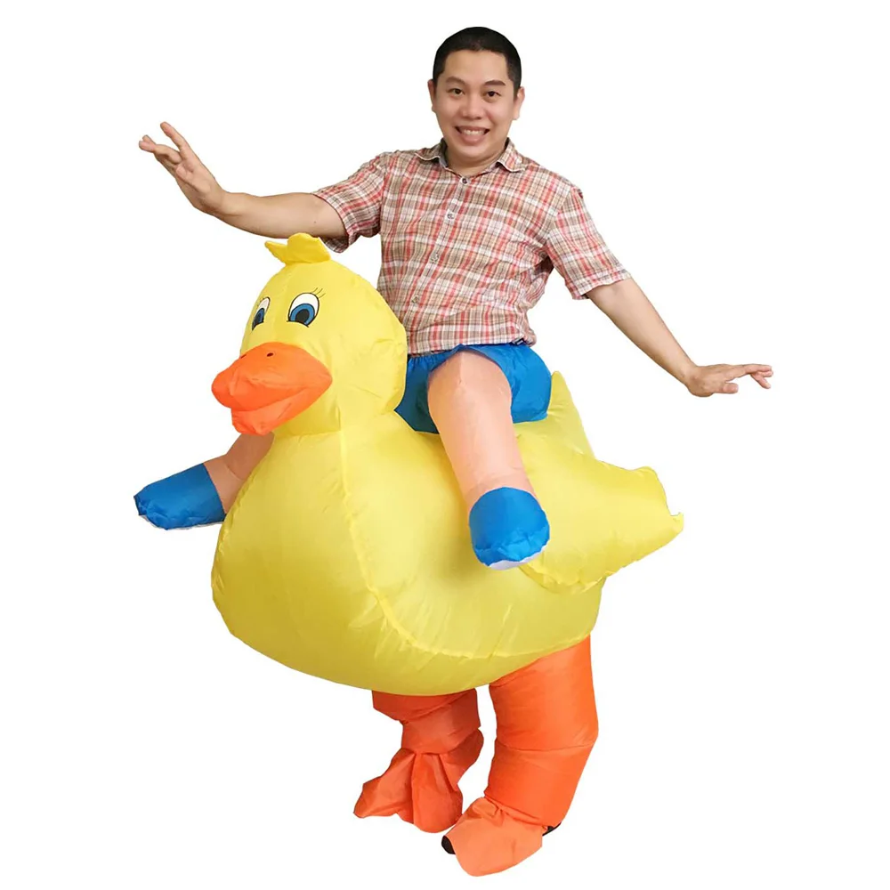 Inflatable Yellow Duck Costume (2)
