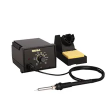 Антистатический портативный станция контроля температуры высокого качества регулируемый паяльник с термостатом 60 Вт инструмент