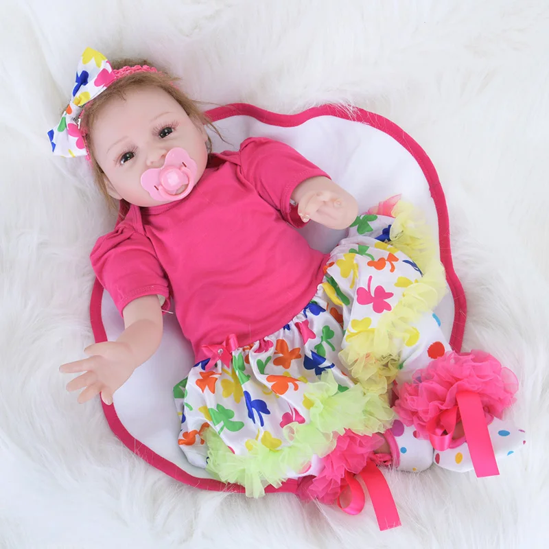 

Handmade Sleeping Baby Reborn Dolls with Lovely Animal Clothes Fantasias Infantis Bebe Bonecas De Silicone SB5561 Adora Doll