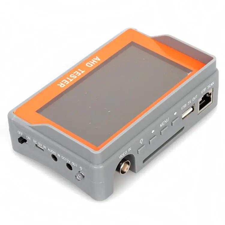 4.3'' Screen 1080P 960P 720P D1 AHD Tester CCTV Tester Monitor AHD 1080P Analog Cameras Security Surveillance Tester,