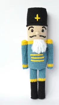 

crochet toys amigurumi handmade rattle doll man model number YJS0010