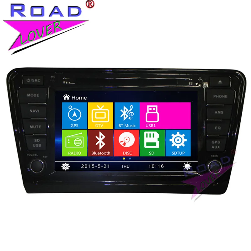 

TOPNAVI Wince 6.0 Two Din 8" Car Head Unit DVD Auto Player Audio For VW Octavia 2015 Stereo GPS Navigation FM Transmitter MP3