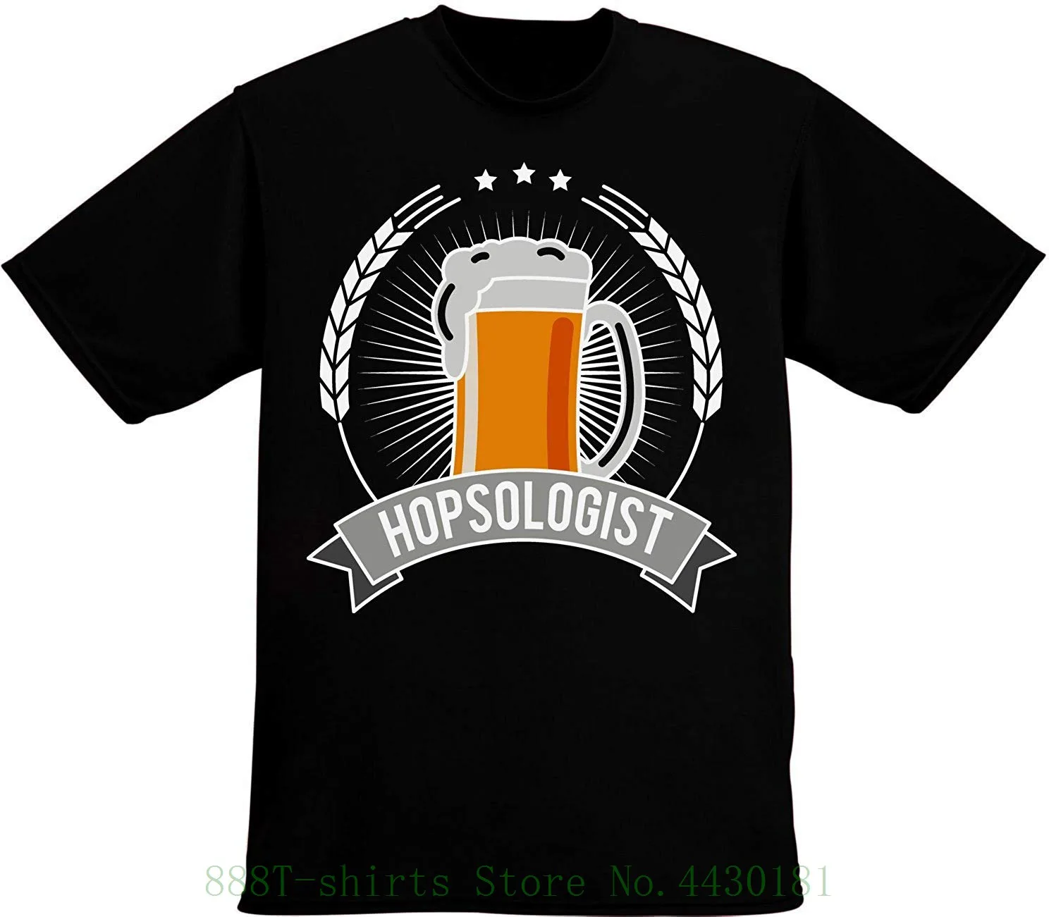 Cool Hopsologisct Beer Expert Men's Design T Shirt For Men Printed T Shirt Summer Men's