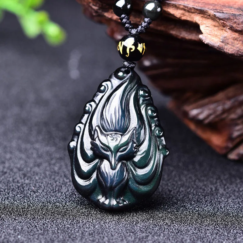 nine tailed fox pendant