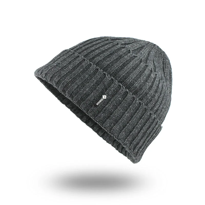 [FLB] повседневные шапочки для мужчин и женщин, модная вязанная зимняя шапка, одноцветная шапка в стиле хип-хоп, Кепка унисекс, кепка Gorro F18045