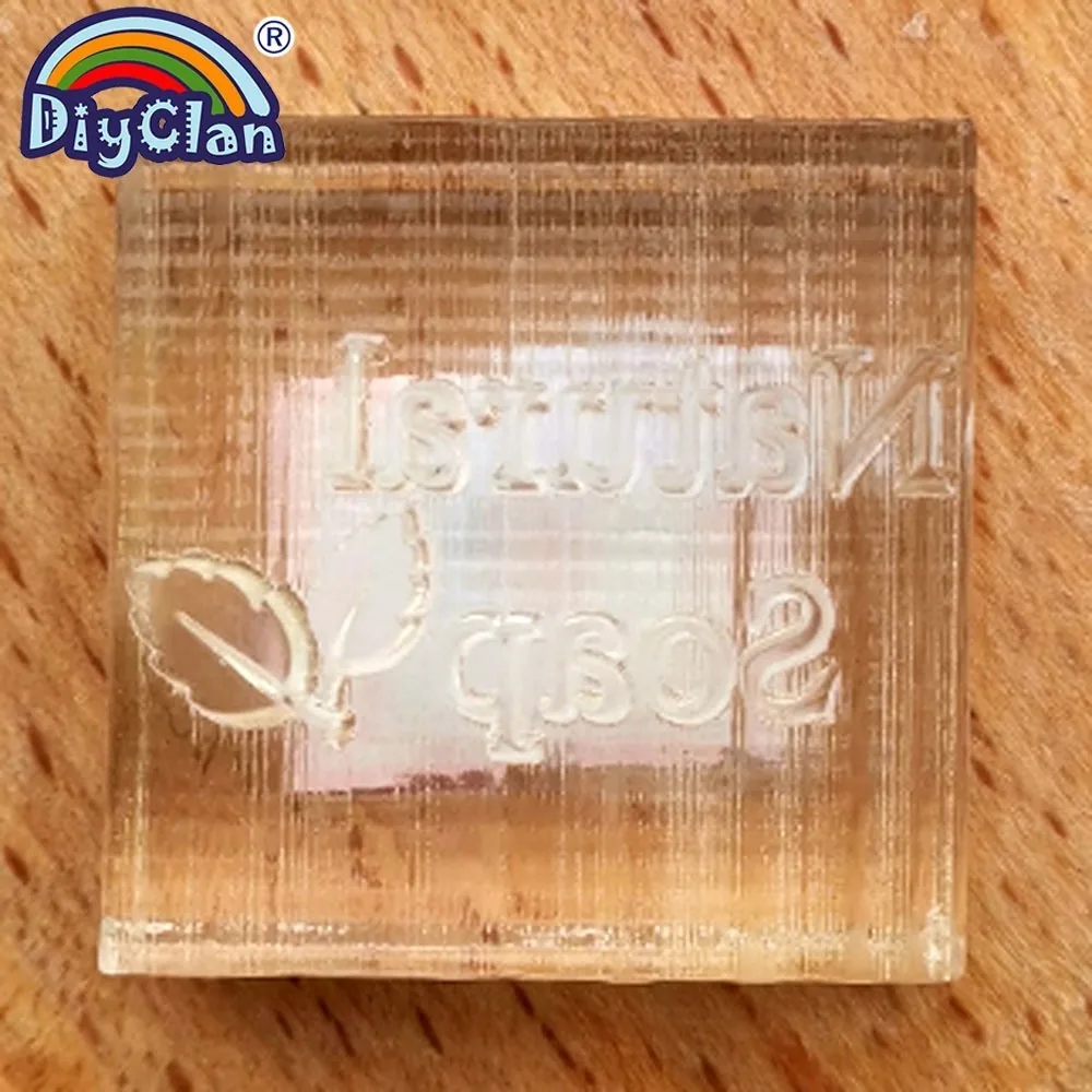 Z0137NT 수제 수지 비누 스탬프 금형, 미니 diy 천연 비누 유기농 유리 비누 장 아크릴 장