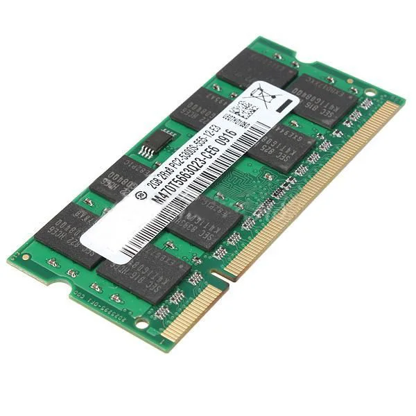 Vente 2x2 GB PC2 5300 DDR2 677 MHZ mémoire D ordinateur Portable