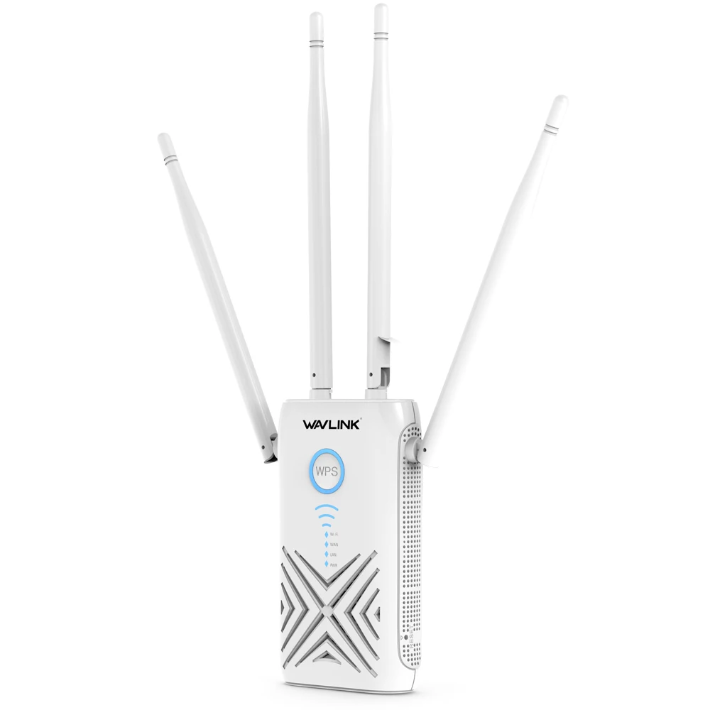 Wavlink Full Gigabit 1200Mbps Repeater Mở Rộng/Khuếch Đại/Router/Điểm Truy Cập Không Dây Băng Tần Kép 2.4G/5G 4x5dBi Ăng Ten