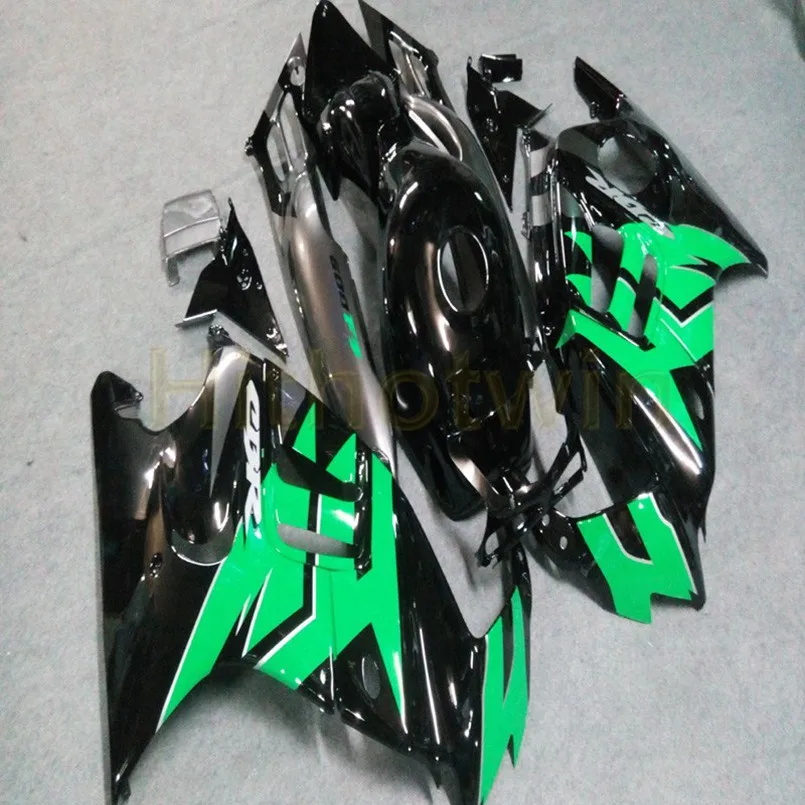 E Заказной обтекатель мотоцикла ABS для HONDA CBR600F3 1995-1996 CBR600 95 96 обвес комплект моторных панелей+ 23 цвета+ синий - Цвет: E