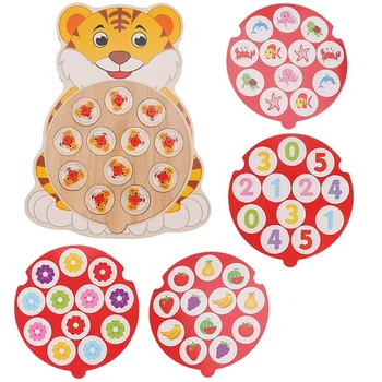 

Children Cartoon Animal Memory Chess Matching Game Children Memory Training Chess Toy Board Game