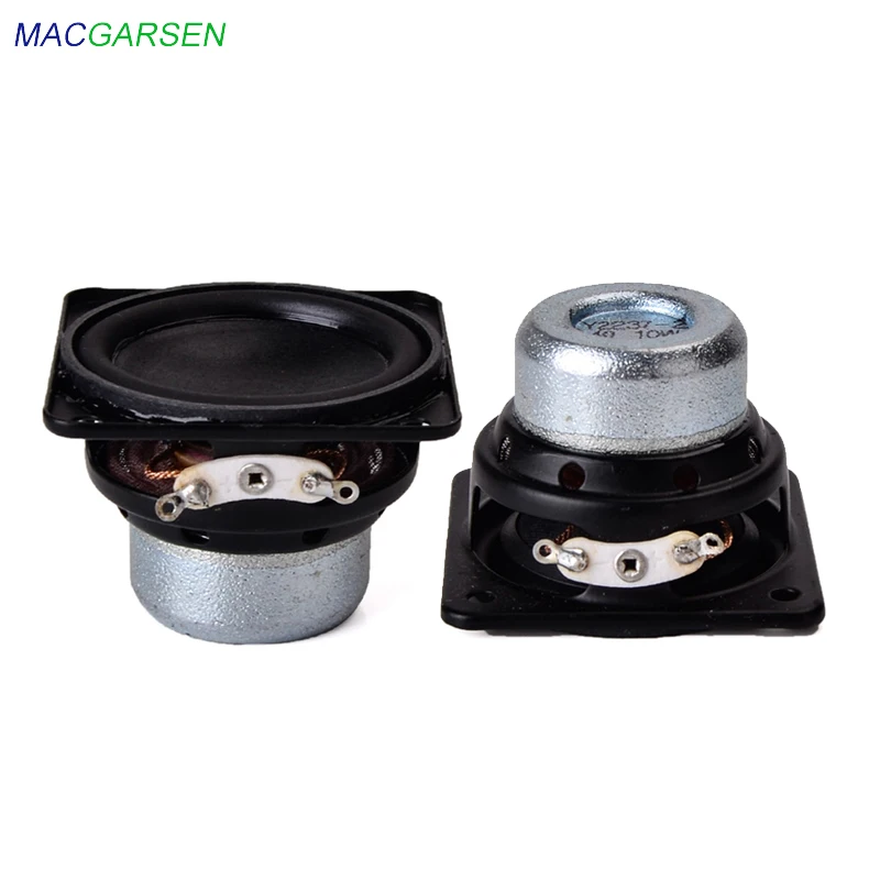 

2pcs 1.75 inch Bluetooth Portable Speaker 4 ohm 10W IPX5 Waterproof Speakers DIY Soundbar Wireless 18 core 45mm Loudspeaker Unit