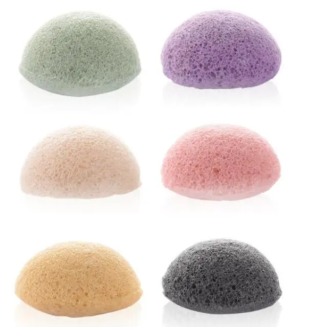 Mixed batch 50 шт./партия Высококачественная губка Konjac натуральный аморфофаллюс коньяк губка для лица моющая губка для душа - Цвет: Mixed batch