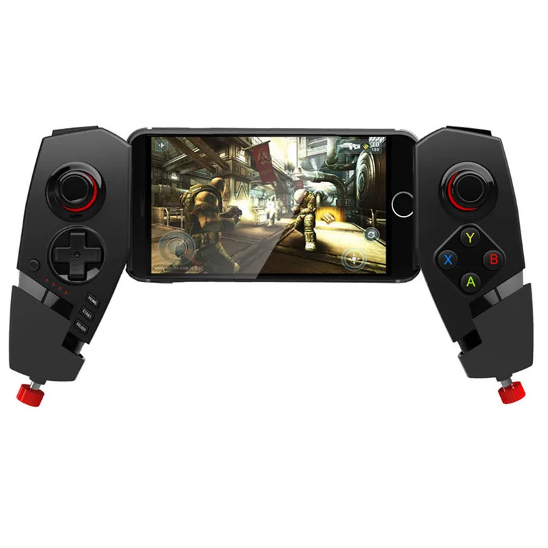 

Portable IPEGA PG-9055 Wireless Bluetooth Game Controller Joystick with Stretch Bracket for iPhone Android Tablet PC XJ J15