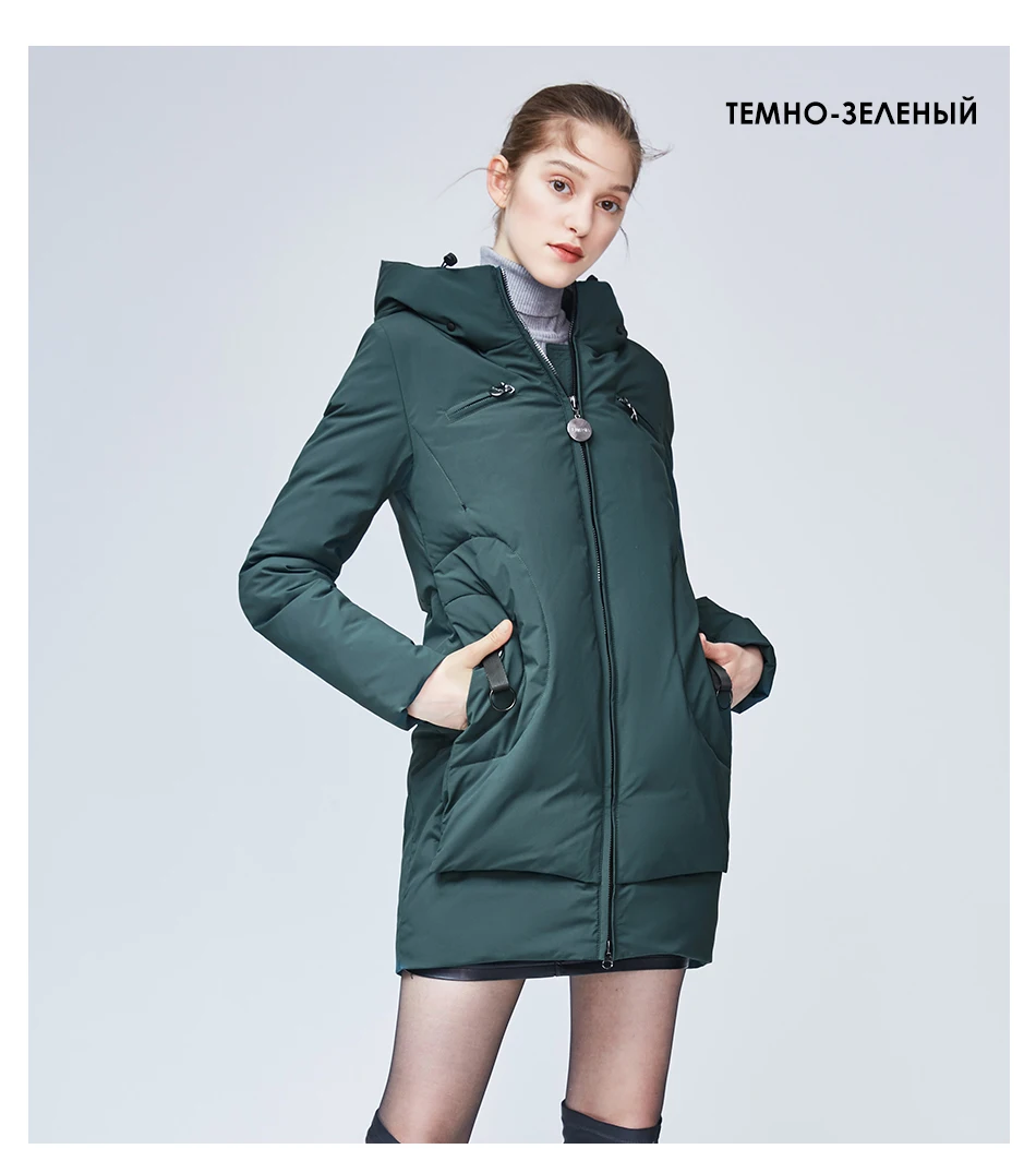 Евразии бренд женские зимние толстые куртки капюшон парка верхняя одежда леди сохранить теплые пальто серый женский Костюмы YD1867